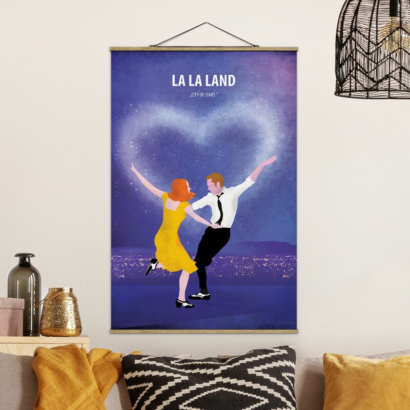Imagen de tela - Film Poster La La Land - Alto 3:2 Dimensión LxA: 52.5cm x 35cm
Imagen de tela - Film Poster La La Land - Alto 3:2 Dimensión LxA: 52.5cm x 35cm