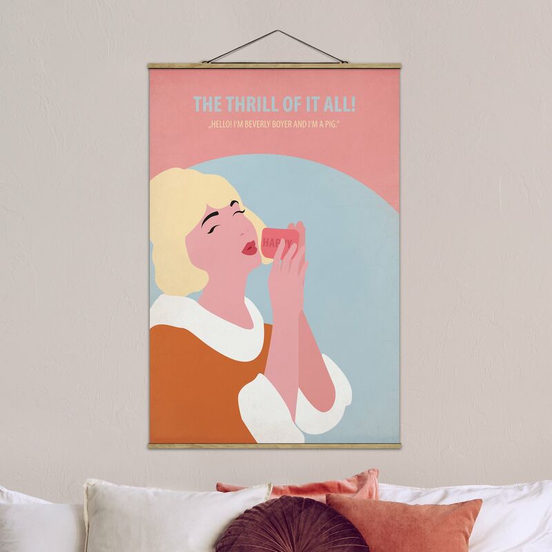 Imagen de tela - Film Poster The Thrill Of It All! - Alto 3:2 Dimensión LxA: 52.5cm x 35cm
Imagen de tela - Film Poster The Thrill Of It All! - Alto 3:2 Dimensión LxA: 52.5cm x 35cm