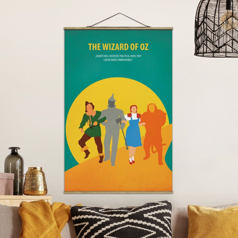 Imagen de tela - Film Poster The Wizard Of Oz - Alto 3:2 Dimensión LxA: 75cm x 50cm
Imagen de tela - Film Poster The Wizard Of Oz - Alto 3:2 Dimensión LxA: 75cm x 50cm