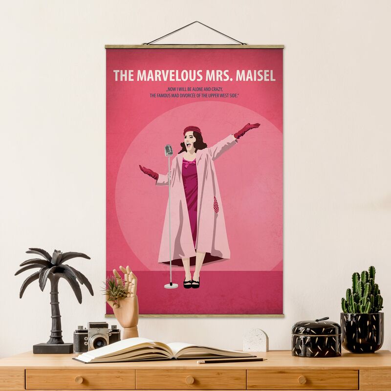 Imagen de tela - Film Poster The Marvelous Mrs. Maisel - Alto 3:2 Dimensión LxA: 75cm x 50cm
Imagen de tela - Film Poster The Marvelous Mrs. Maisel - Alto 3:2 Dimensión LxA: 75cm x 50cm
