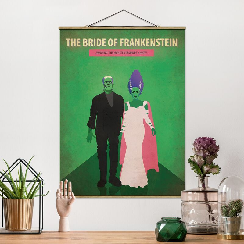Imagen de tela - Film Poster The Bride Of Frankenstein - Alto 4:3 Dimensión LxA: 66.4cm x 50cm
Imagen de tela - Film Poster The Bride Of Frankenstein - Alto 4:3 Dimensión LxA: 66.4cm x 50cm
