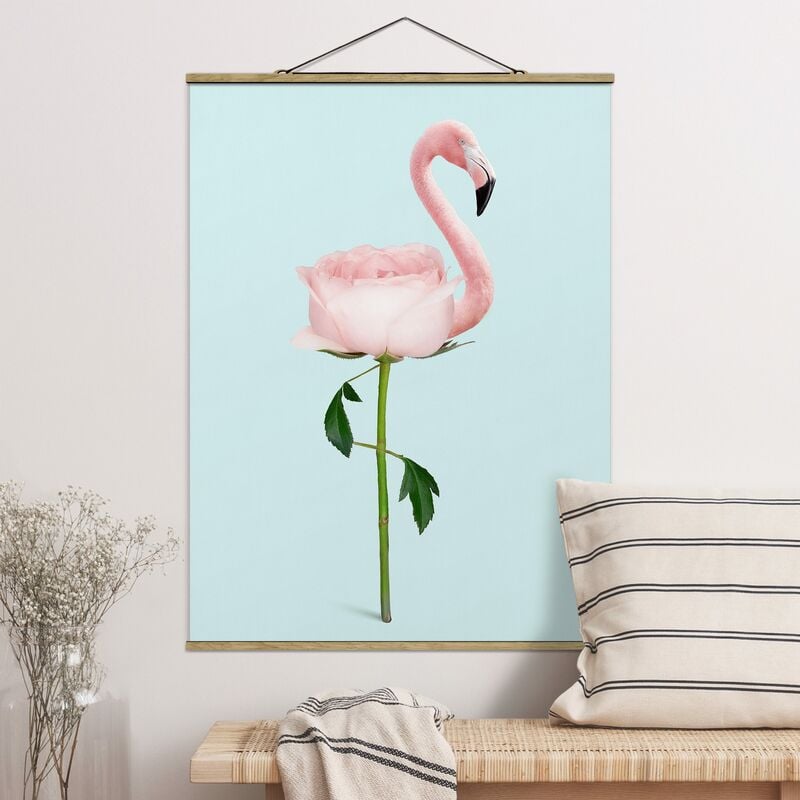 Bilderwelten - Imagen de tela - Flamingo With Rose - Alto 4:3 Dimensión LxA: 46.5cm x 35cm
Bilderwelten - Imagen de tela - Flamingo With Rose - Alto 4:3 Dimensión LxA: 46.5cm x 35cm