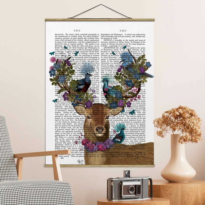 Imagen de tela - Fowler - Deer With Pigeons - Alto 4:3 Dimensión LxA: 133.5cm x 100cm
Imagen de tela - Fowler - Deer With Pigeons - Alto 4:3 Dimensión LxA: 133.5cm x 100cm
