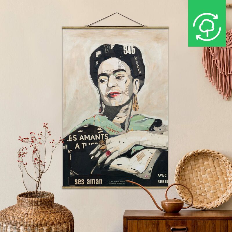 Imagen de tela - Frida Kahlo - Collage No.4 - Alto 3:2 Dimensión LxA: 150cm x 100cm
Imagen de tela - Frida Kahlo - Collage No.4 - Alto 3:2 Dimensión LxA: 150cm x 100cm