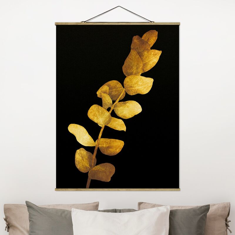Imagen de tela - Gold - Eucalyptus On Black - Alto 4:3 Dimensión LxA: 46.5cm x 35cm
Imagen de tela - Gold - Eucalyptus On Black - Alto 4:3 Dimensión LxA: 46.5cm x 35cm
