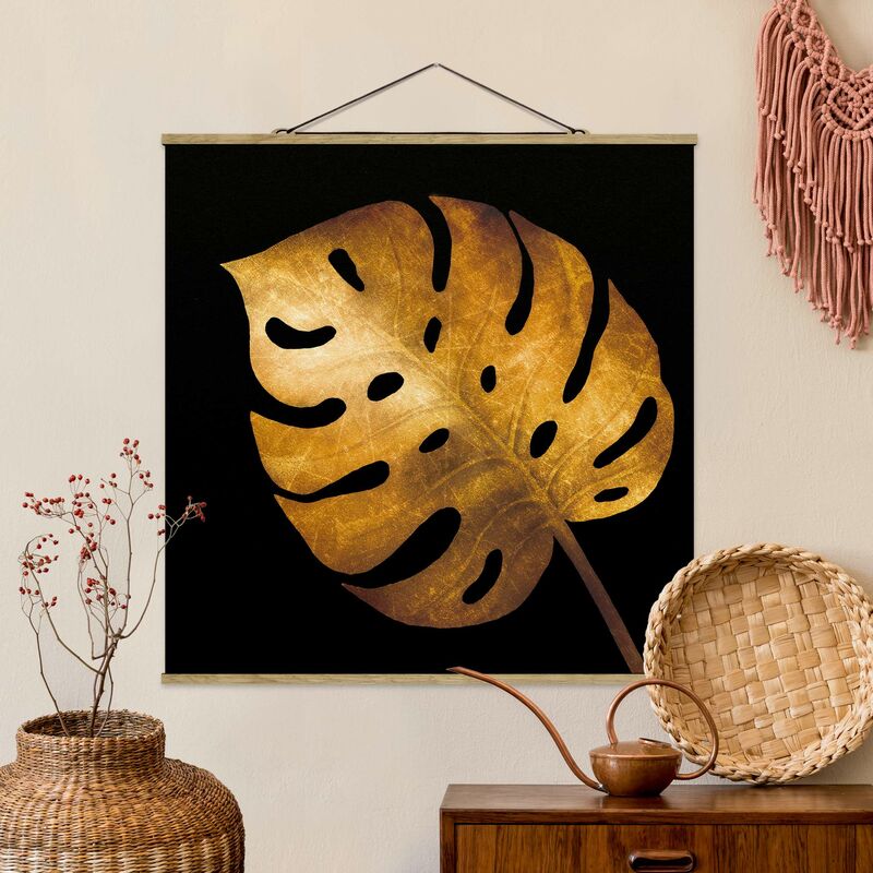 Imagen de tela - Gold - Monstera On Black - Cuadrado 1:1 Dimensión LxA: 80cm x 80cm
Imagen de tela - Gold - Monstera On Black - Cuadrado 1:1 Dimensión LxA: 80cm x 80cm