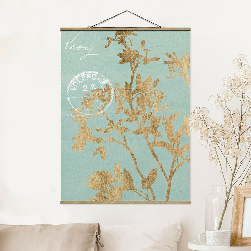 Imagen de tela - Golden Leaves On Turquoise II - Alto 4:3 Dimensión LxA: 66.4cm x 50cm
Imagen de tela - Golden Leaves On Turquoise II - Alto 4:3 Dimensión LxA: 66.4cm x 50cm