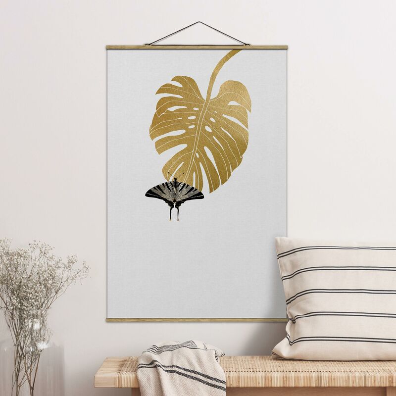 Imagen de tela - Golden Monstera With Butterfly - Alto 3:2 Dimensión LxA: 75cm x 50cm
Imagen de tela - Golden Monstera With Butterfly - Alto 3:2 Dimensión LxA: 75cm x 50cm