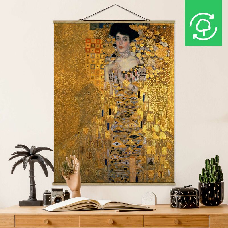 Imagen de tela - Gustav Klimt - Portrait Of Adele Bloch-Bauer I - Alto 4:3 Dimensión LxA: 106.5cm x 80cm
Imagen de tela - Gustav Klimt - Portrait Of Adele Bloch-Bauer I - Alto 4:3 Dimensión LxA: 106.5cm x 80cm