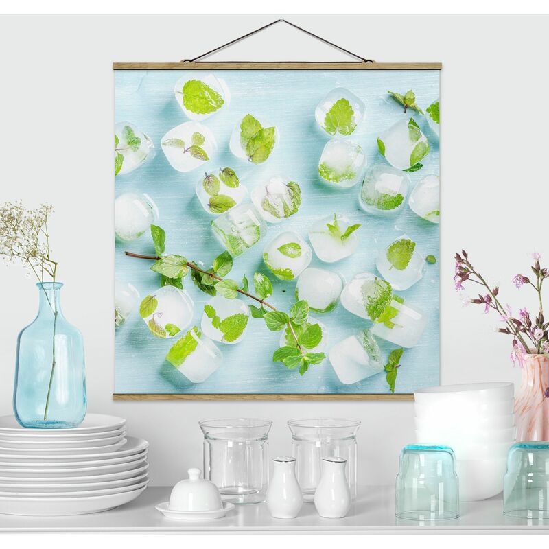 Imagen de tela - Ice Cubes With Mint Leaves - Cuadrado 1:1 Dimensión LxA: 100cm x 100cm
Imagen de tela - Ice Cubes With Mint Leaves - Cuadrado 1:1 Dimensión LxA: 100cm x 100cm