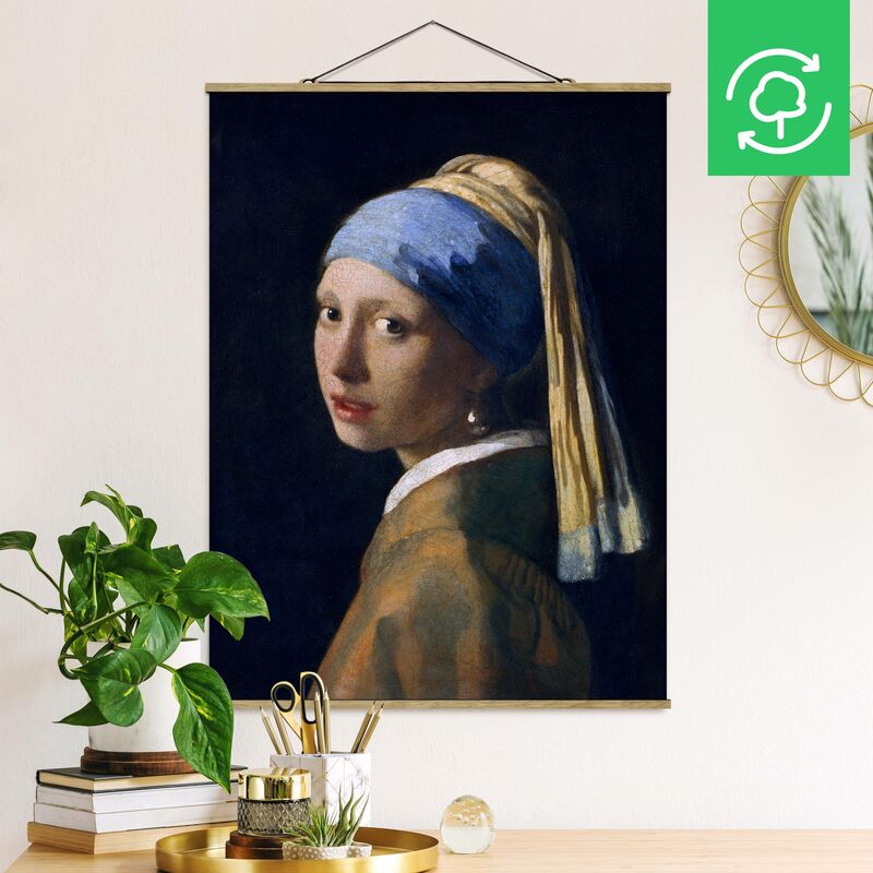 Imagen de tela - Jan Vermeer Van Delft - Girl With A Pearl Earring - Alto 4:3 Dimensión LxA: 133.5cm x 100cm
Imagen de tela - Jan Vermeer Van Delft - Girl With A Pearl Earring - Alto 4:3 Dimensión LxA: 133.5cm x 100cm