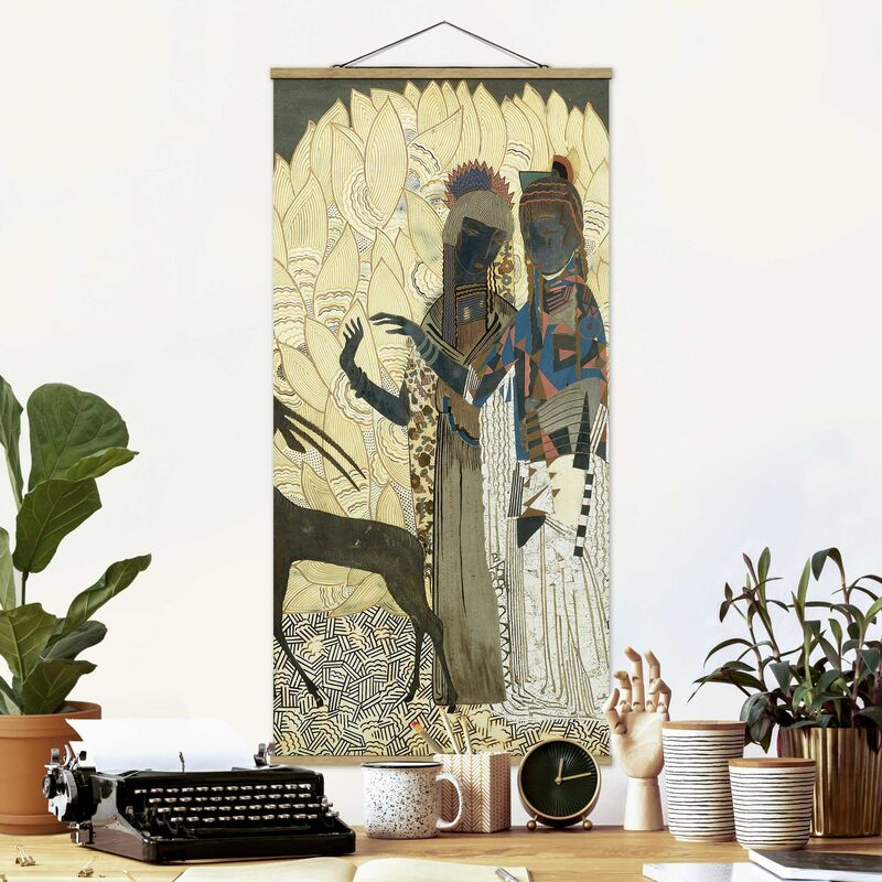 Imagen de tela - Jean Dunand - Two Stylized Women - Alto 2:1 Dimensión LxA: 70cm x 35cm
Imagen de tela - Jean Dunand - Two Stylized Women - Alto 2:1 Dimensión LxA: 70cm x 35cm