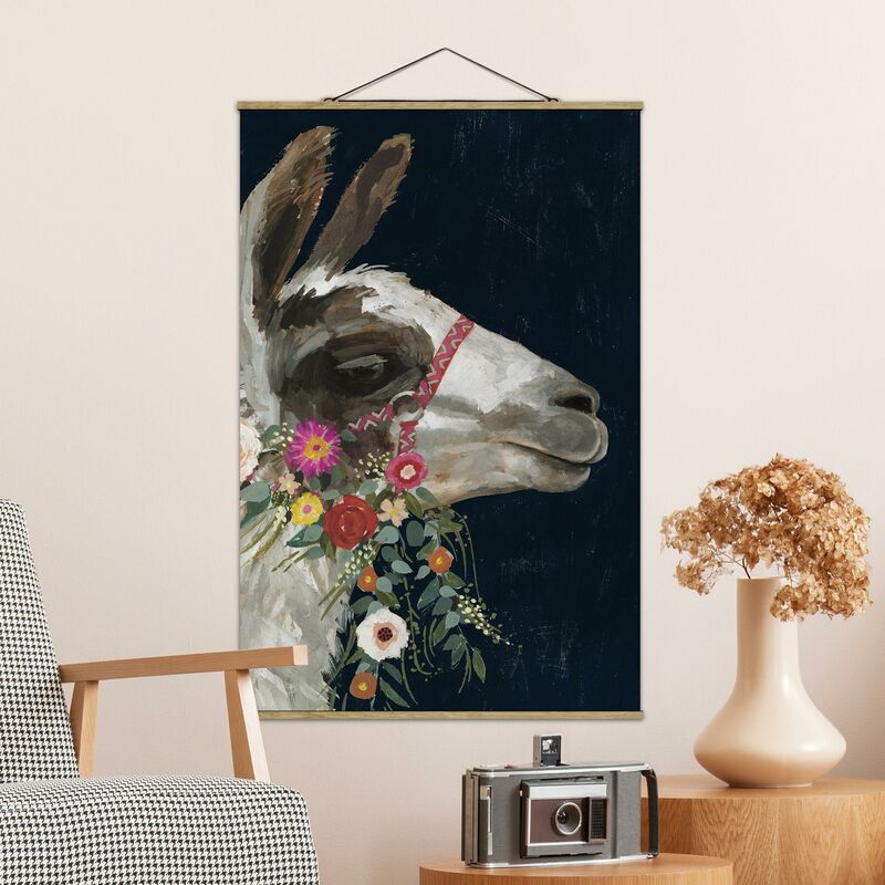Imagen de tela - Lama With Floral Decoration I - Alto 3:2 Dimensión LxA: 150cm x 100cm
Imagen de tela - Lama With Floral Decoration I - Alto 3:2 Dimensión LxA: 150cm x 100cm