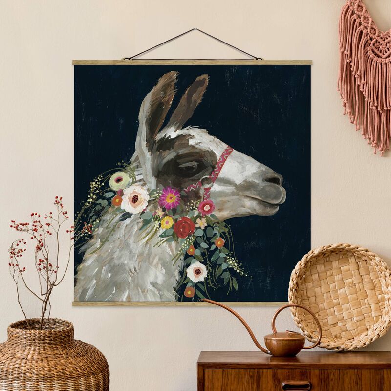 Imagen de tela - Lama With Floral Decoration I - Cuadrado 1:1 Dimensión LxA: 35cm x 35cm
Imagen de tela - Lama With Floral Decoration I - Cuadrado 1:1 Dimensión LxA: 35cm x 35cm
