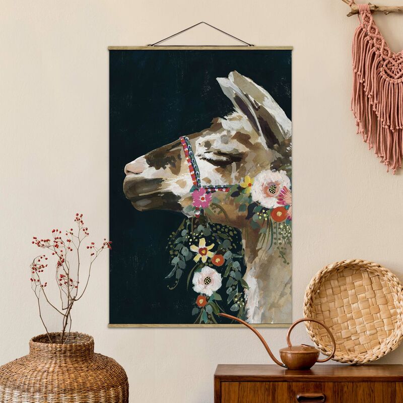 Imagen de tela - Lama With Floral Decoration II - Alto 3:2 Dimensión LxA: 150cm x 100cm
Imagen de tela - Lama With Floral Decoration II - Alto 3:2 Dimensión LxA: 150cm x 100cm