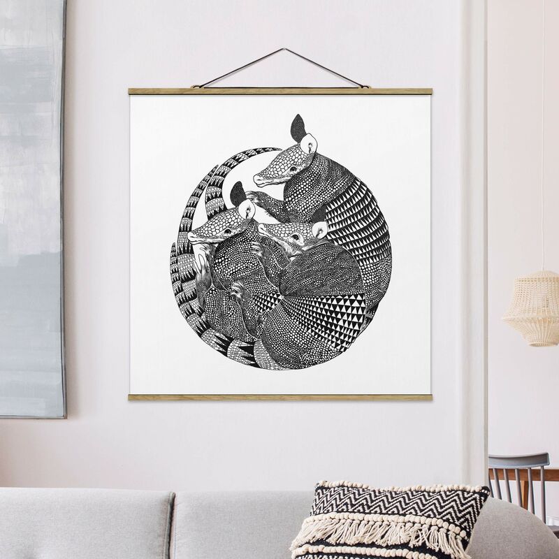 Imagen de tela - Laura Graves - Illustration Armadillos Black And White Pattern - Cuadrado 1:1 Dimensión LxA: 80cm x 80cm
Imagen de tela - Laura Graves - Illustration Armadillos Black And White Pattern - Cuadrado 1:1 Dimensión LxA: 80cm x 80cm