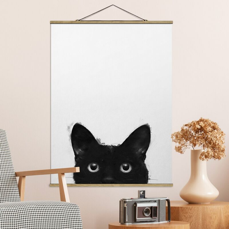 Imagen de tela - Laura Graves - Illustration Black Cat On White Painting - Alto 4:3 Dimensión LxA: 66.4cm x 50cm
Imagen de tela - Laura Graves - Illustration Black Cat On White Painting - Alto 4:3 Dimensión LxA: 66.4cm x 50cm