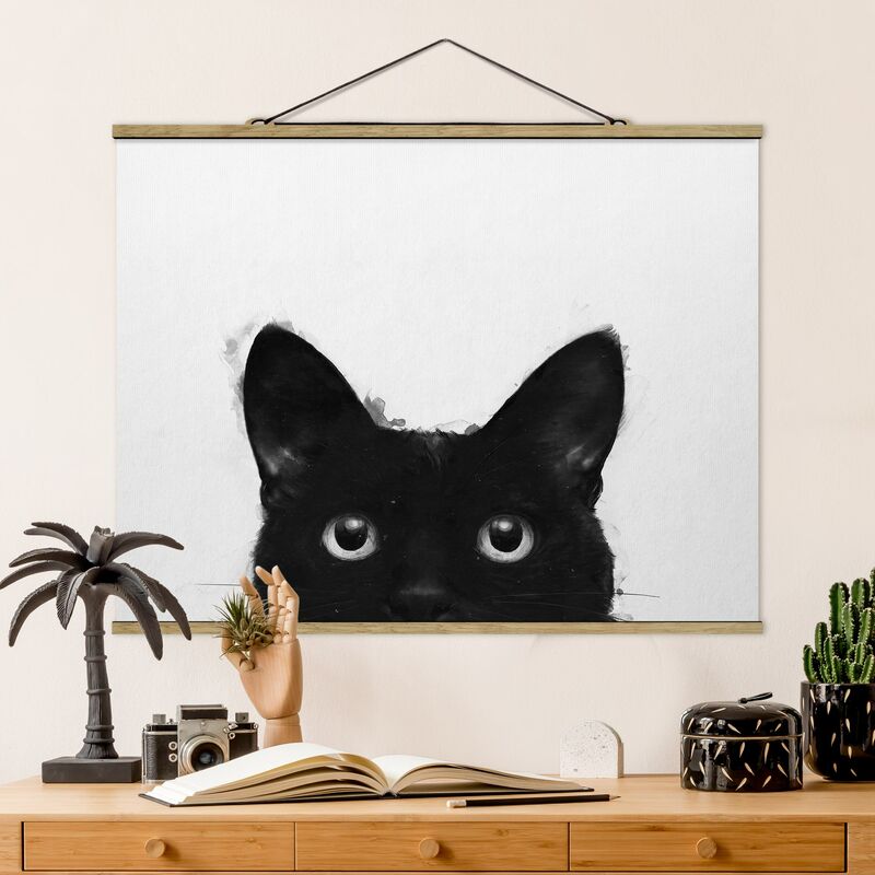 Imagen de tela - Laura Graves - Illustration Black Cat On White Painting - Apaisado 3:4 Dimensión LxA: 26cm x 35cm
Imagen de tela - Laura Graves - Illustration Black Cat On White Painting - Apaisado 3:4 Dimensión LxA: 26cm x 35cm