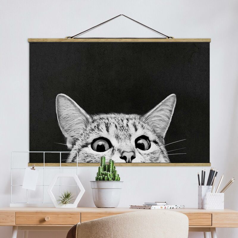 Imagen de tela - Laura Graves - Illustration Cat Black And White Drawing - Apaisado 2:3 Dimensión LxA: 23.5cm x 35cm
Imagen de tela - Laura Graves - Illustration Cat Black And White Drawing - Apaisado 2:3 Dimensión LxA: 23.5cm x 35cm