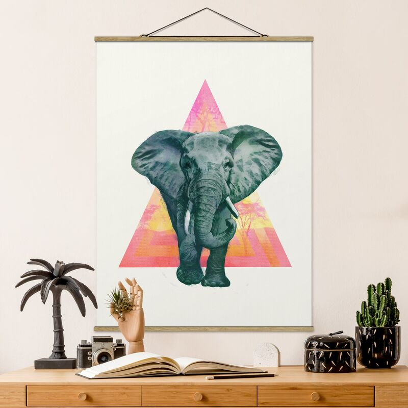 Imagen de tela - Laura Graves - Illustration Elephant Front Triangle Painting - Alto 4:3 Dimensión LxA: 46.5cm x 35cm
Imagen de tela - Laura Graves - Illustration Elephant Front Triangle Painting - Alto 4:3 Dimensión LxA: 46.5cm x 35cm