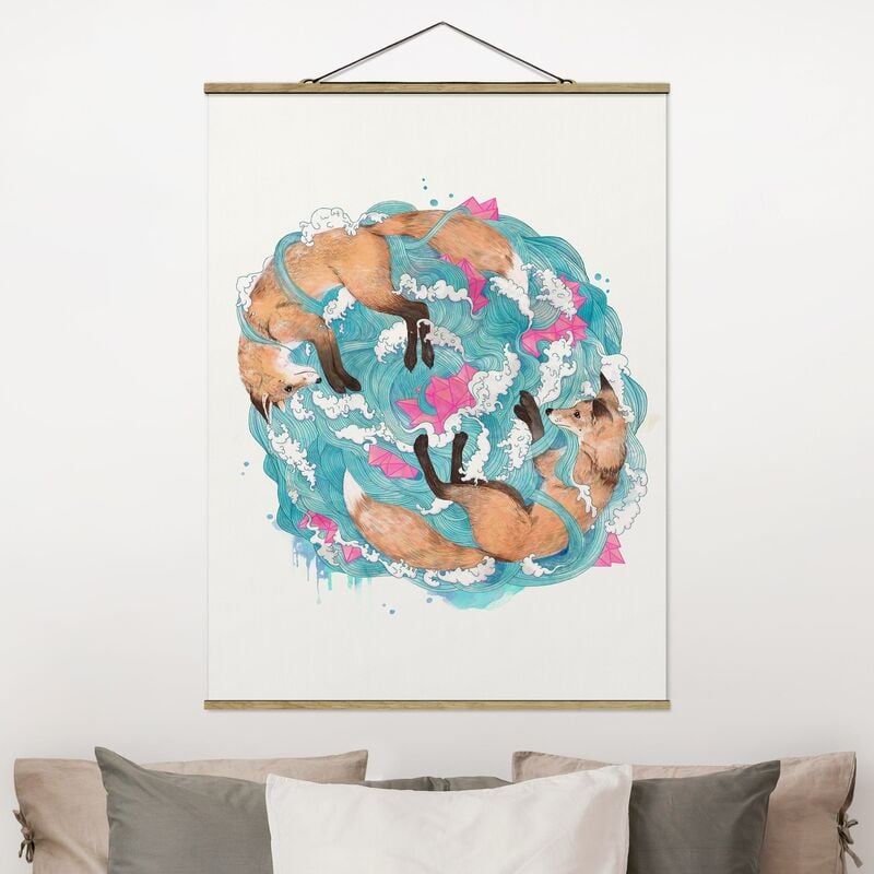 Imagen de tela - Laura Graves - Illustration Foxes And Waves Painting - Alto 4:3 Dimensión LxA: 66.4cm x 50cm
Imagen de tela - Laura Graves - Illustration Foxes And Waves Painting - Alto 4:3 Dimensión LxA: 66.4cm x 50cm