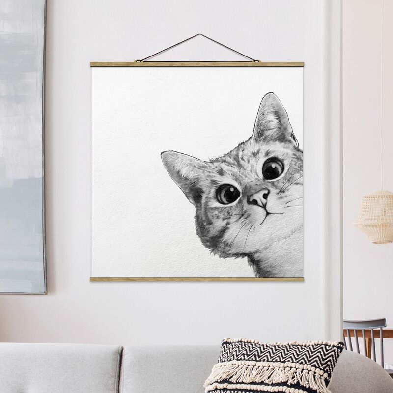 Imagen de tela - Laura Graves - Illustration Cat Drawing Black White - Cuadrado 1:1 Dimensión LxA: 50cm x 50cm
Imagen de tela - Laura Graves - Illustration Cat Drawing Black White - Cuadrado 1:1 Dimensión LxA: 50cm x 50cm