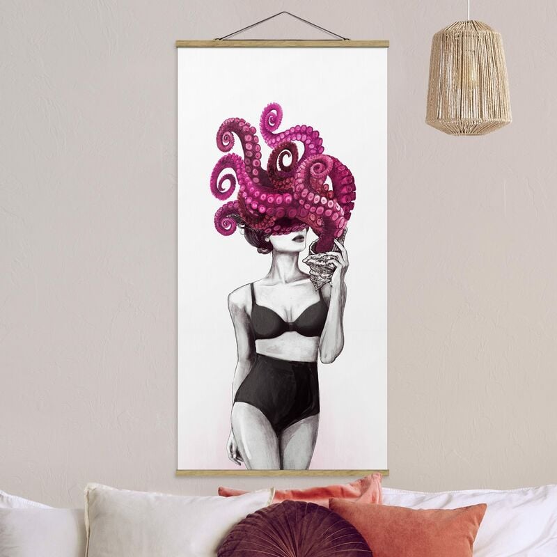 Imagen de tela - Laura Graves - Illustration Woman In Underwear Black And White Octopus - Alto 2:1 Dimensión LxA: 70cm x 35cm
Imagen de tela - Laura Graves - Illustration Woman In Underwear Black And White Octopus - Alto 2:1 Dimensión LxA: 70cm x 35cm