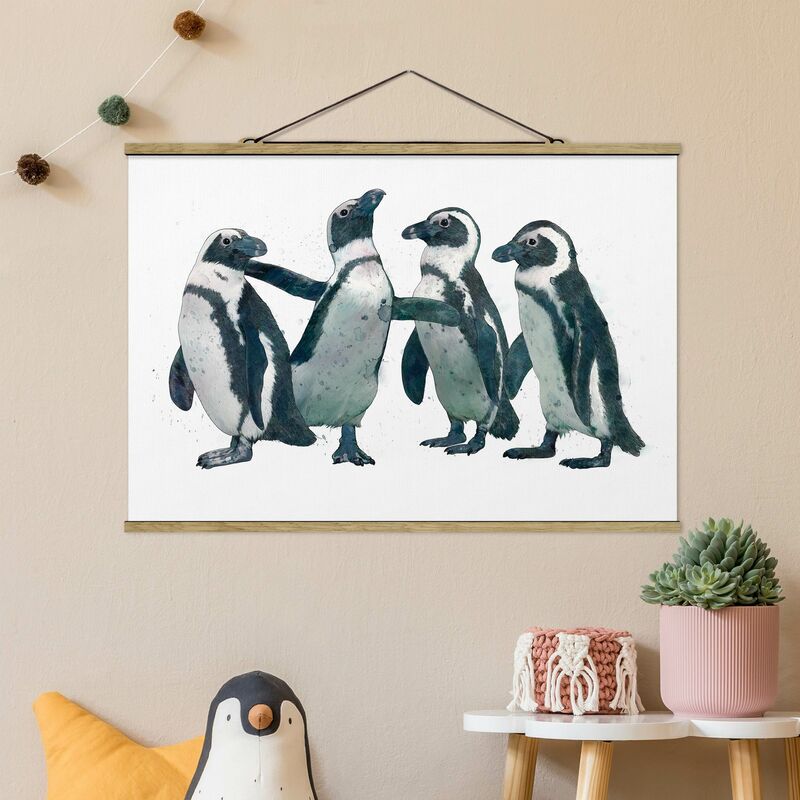 Imagen de tela - Laura Graves - Illustration Penguins Black And White Watercolor - Apaisado 2:3 Dimensión LxA: 33.5cm x 50cm
Imagen de tela - Laura Graves - Illustration Penguins Black And White Watercolor - Apaisado 2:3 Dimensión LxA: 33.5cm x 50cm