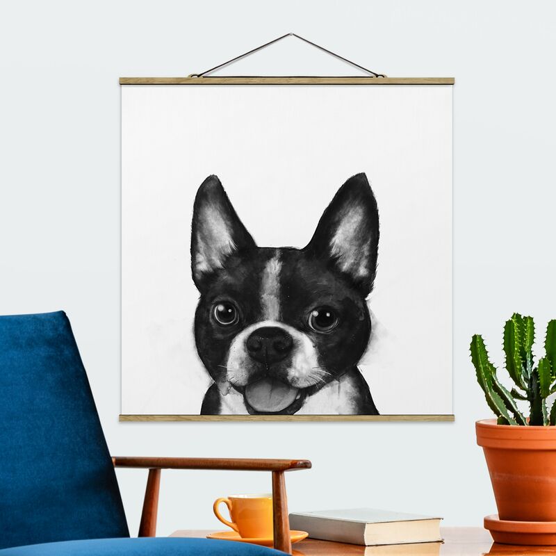 Imagen de tela - Laura Graves - Illustration Dog Boston Monochrome Painting - Cuadrado 1:1 Dimensión LxA: 35cm x 35cm
Imagen de tela - Laura Graves - Illustration Dog Boston Monochrome Painting - Cuadrado 1:1 Dimensión LxA: 35cm x 35cm