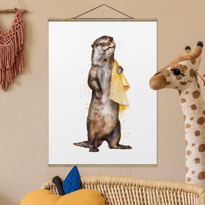 Imagen de tela - Laura Graves - Illustration Otter With Towel Painting White - Alto 4:3 Dimensión LxA: 106.5cm x 80cm
Imagen de tela - Laura Graves - Illustration Otter With Towel Painting White - Alto 4:3 Dimensión LxA: 106.5cm x 80cm