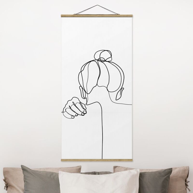 Imagen de tela - Line Art Woman Neck Black And White - Alto 2:1 Dimensión LxA: 70cm x 35cm
Imagen de tela - Line Art Woman Neck Black And White - Alto 2:1 Dimensión LxA: 70cm x 35cm