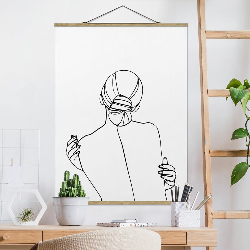 Imagen de tela - Line Art Woman Back Black And White - Alto 4:3 Dimensión LxA: 66.4cm x 50cm
Imagen de tela - Line Art Woman Back Black And White - Alto 4:3 Dimensión LxA: 66.4cm x 50cm
