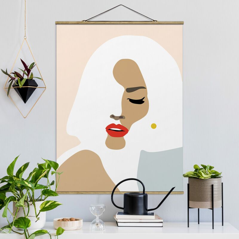 Imagen de tela - Line Art Portrait Woman Pastel Beige - Alto 4:3 Dimensión LxA: 106.5cm x 80cm
Imagen de tela - Line Art Portrait Woman Pastel Beige - Alto 4:3 Dimensión LxA: 106.5cm x 80cm