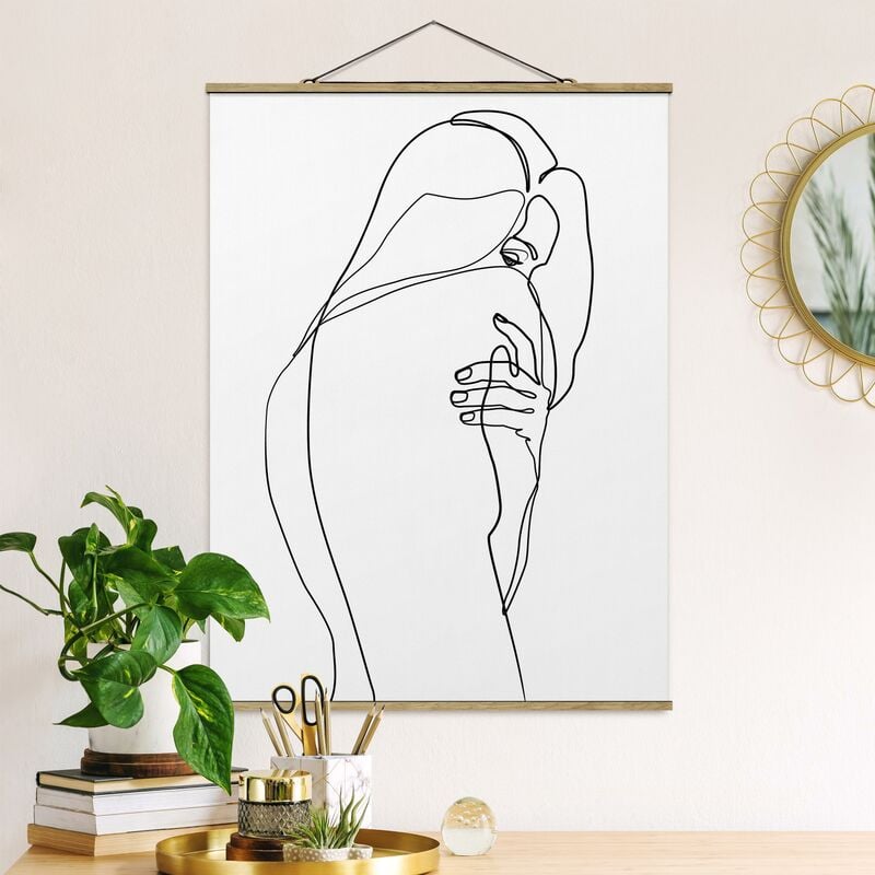 Imagen de tela - Line Art Nude Shoulder Black And White - Alto 4:3 Dimensión LxA: 133.5cm x 100cm
Imagen de tela - Line Art Nude Shoulder Black And White - Alto 4:3 Dimensión LxA: 133.5cm x 100cm