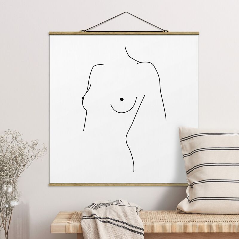 Imagen de tela - Line Art Nude Bust Woman Black And White - Cuadrado 1:1 Dimensión LxA: 80cm x 80cm
Imagen de tela - Line Art Nude Bust Woman Black And White - Cuadrado 1:1 Dimensión LxA: 80cm x 80cm