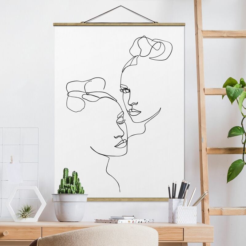 Imagen de tela - Line Art Faces Women Black And White - Alto 4:3 Dimensión LxA: 106.5cm x 80cm
Imagen de tela - Line Art Faces Women Black And White - Alto 4:3 Dimensión LxA: 106.5cm x 80cm