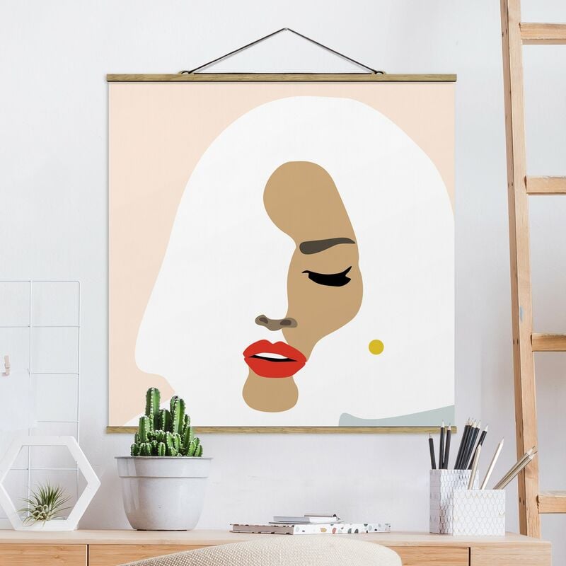 Imagen de tela - Line Art Portrait Woman Pastel Beige - Cuadrado 1:1 Dimensión LxA: 50cm x 50cm
Imagen de tela - Line Art Portrait Woman Pastel Beige - Cuadrado 1:1 Dimensión LxA: 50cm x 50cm