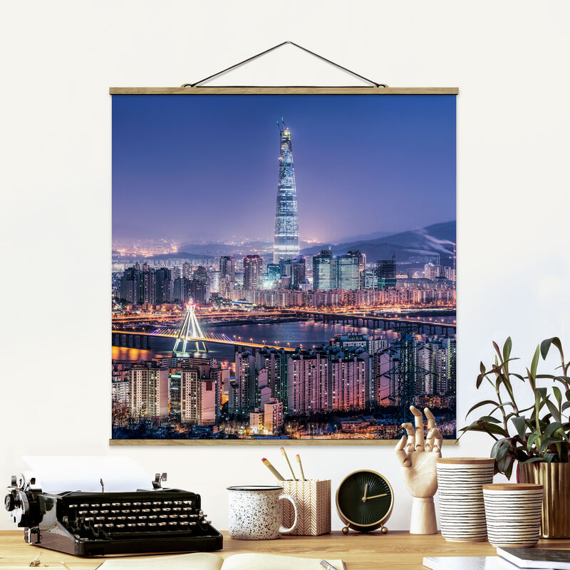 Imagen de tela - Lotte World Tower At Night - Cuadrado 1:1 Dimensión LxA: 50cm x 50cm
Imagen de tela - Lotte World Tower At Night - Cuadrado 1:1 Dimensión LxA: 50cm x 50cm