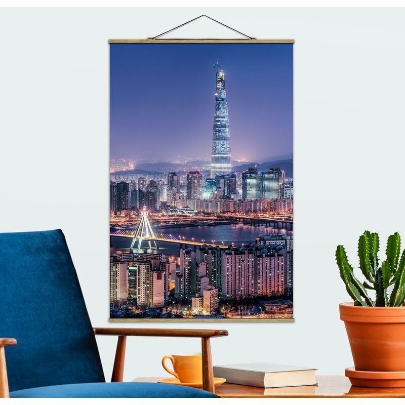 Imagen de tela - Lotte World Tower At Night - Alto 3:2 Dimensión LxA: 52.5cm x 35cm
Imagen de tela - Lotte World Tower At Night - Alto 3:2 Dimensión LxA: 52.5cm x 35cm