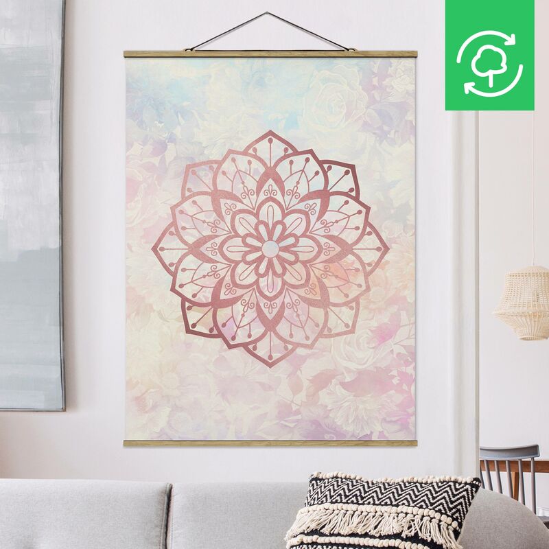 Imagen de tela - Mandala Illustration Flower Rose Pastel - Alto 4:3 Dimensión LxA: 133.5cm x 100cm
Imagen de tela - Mandala Illustration Flower Rose Pastel - Alto 4:3 Dimensión LxA: 133.5cm x 100cm