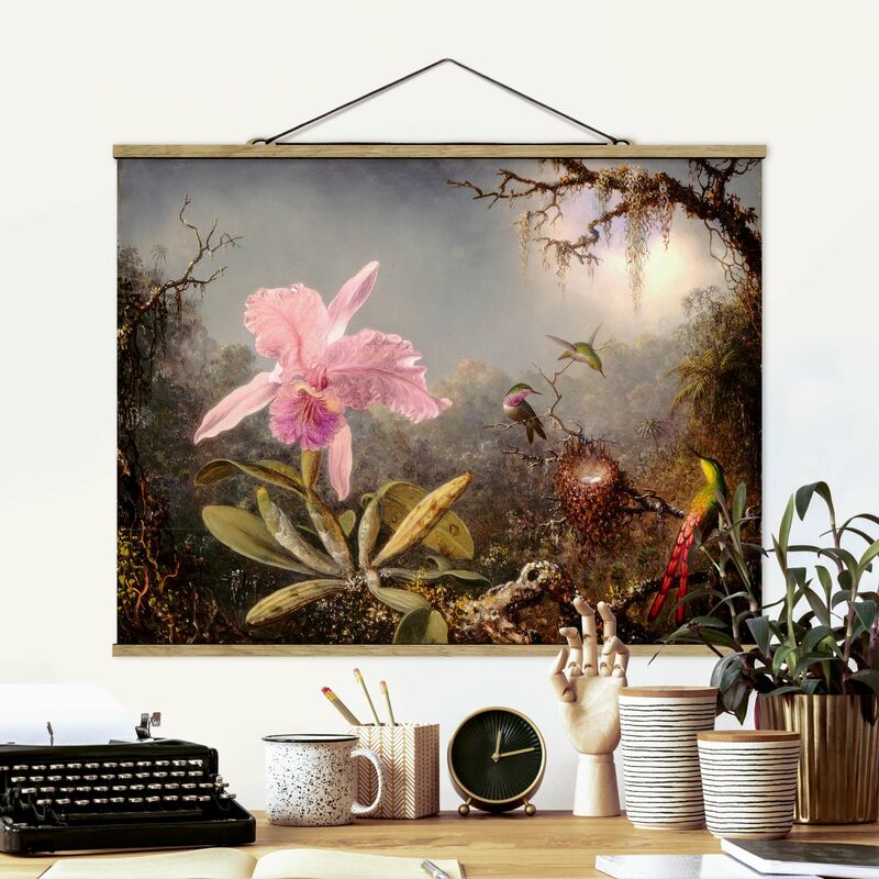 Imagen de tela - Martin Johnson Heade - Orchid And Three Hummingbirds - Apaisado 3:4 Dimensión LxA: 60cm x 80cm
Imagen de tela - Martin Johnson Heade - Orchid And Three Hummingbirds - Apaisado 3:4 Dimensión LxA: 60cm x 80cm