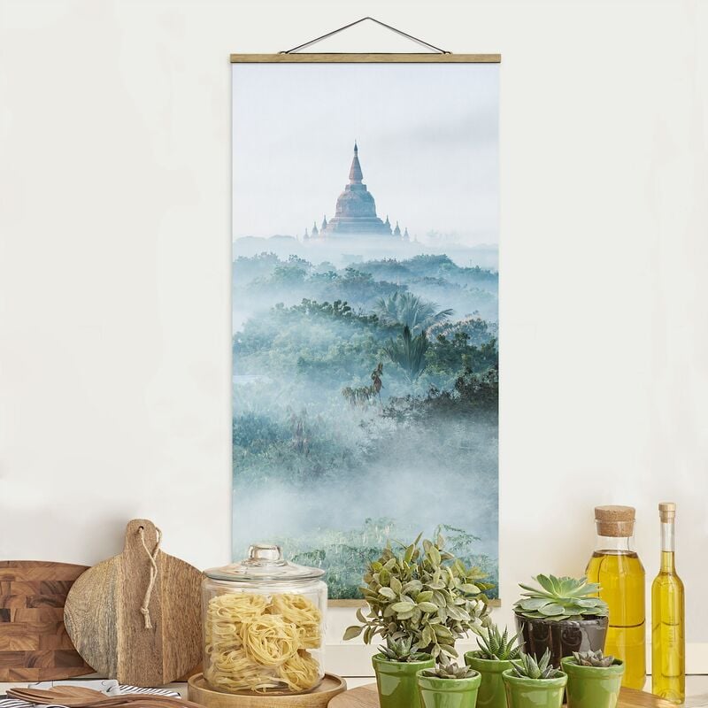 Imagen de tela - Morning Fog Over The Jungle Of Bagan - Alto 2:1 Dimensión LxA: 100cm x 50cm
Imagen de tela - Morning Fog Over The Jungle Of Bagan - Alto 2:1 Dimensión LxA: 100cm x 50cm