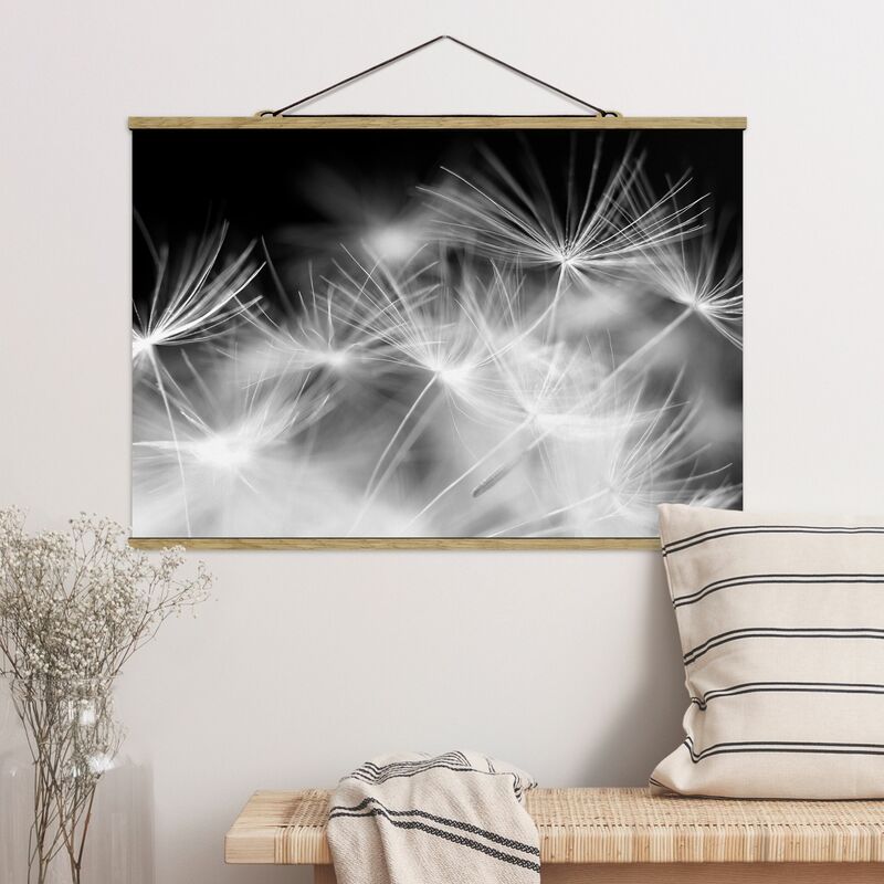 Imagen de tela - Moving Dandelions Close Up On Black Background - Apaisado 2:3 Dimensión LxA: 66.5cm x 100cm
Imagen de tela - Moving Dandelions Close Up On Black Background - Apaisado 2:3 Dimensión LxA: 66.5cm x 100cm