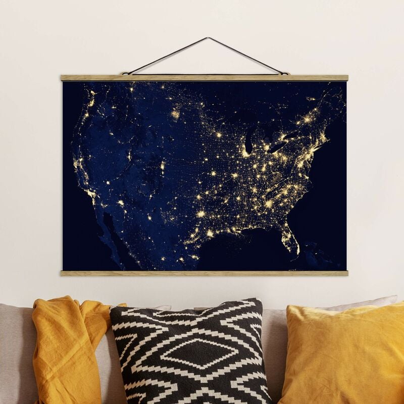 Imagen de tela - NASA Picture USA From Space By Night - Apaisado 2:3 Dimensión LxA: 23.5cm x 35cm
Imagen de tela - NASA Picture USA From Space By Night - Apaisado 2:3 Dimensión LxA: 23.5cm x 35cm