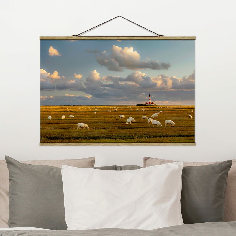 Imagen de tela - North Sea Lighthouse With Sheep Herd - Apaisado 2:3 Dimensión LxA: 66.5cm x 100cm
Imagen de tela - North Sea Lighthouse With Sheep Herd - Apaisado 2:3 Dimensión LxA: 66.5cm x 100cm