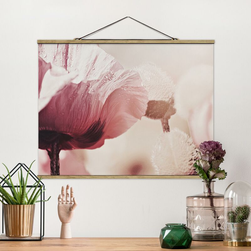 Imagen de tela - Pale Pink Poppy Flower With Water Drops - Apaisado 3:4 Dimensión LxA: 75cm x 100cm
Imagen de tela - Pale Pink Poppy Flower With Water Drops - Apaisado 3:4 Dimensión LxA: 75cm x 100cm