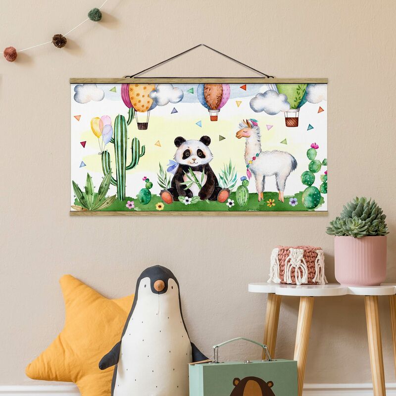 Imagen de tela - Panda And Watercolor Lama - Apaisado 1:2 Dimensión LxA: 25cm x 50cm
Imagen de tela - Panda And Watercolor Lama - Apaisado 1:2 Dimensión LxA: 25cm x 50cm