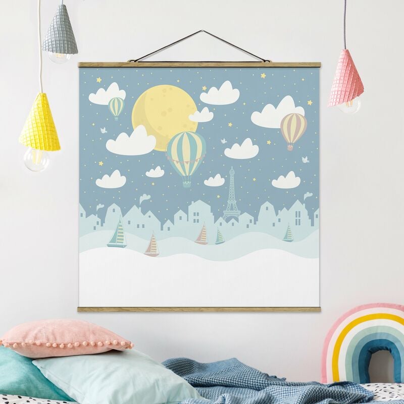 Imagen de tela - Paris With Stars And Hot Air Balloon - Cuadrado 1:1 Dimensión LxA: 100cm x 100cm
Imagen de tela - Paris With Stars And Hot Air Balloon - Cuadrado 1:1 Dimensión LxA: 100cm x 100cm