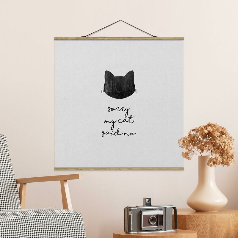 Imagen de tela - Pet Quote Sorry My Cat Said No - Cuadrado 1:1 Dimensión LxA: 100cm x 100cm
Imagen de tela - Pet Quote Sorry My Cat Said No - Cuadrado 1:1 Dimensión LxA: 100cm x 100cm