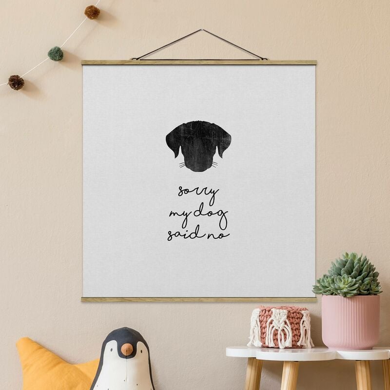Imagen de tela - Pet Quote Sorry My Dog Said No - Cuadrado 1:1 Dimensión LxA: 50cm x 50cm
Imagen de tela - Pet Quote Sorry My Dog Said No - Cuadrado 1:1 Dimensión LxA: 50cm x 50cm